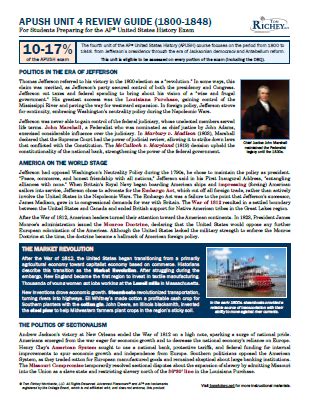 10 A Detailed Unit Guide On The Apush Readings For Apush The North