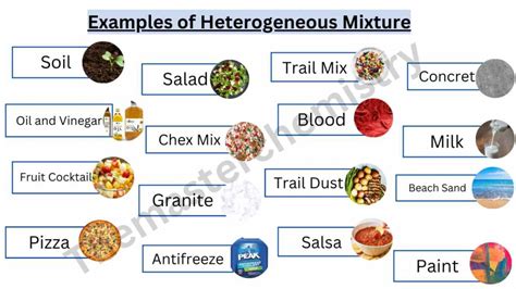 10 Examples Of Heterogeneous Mixture