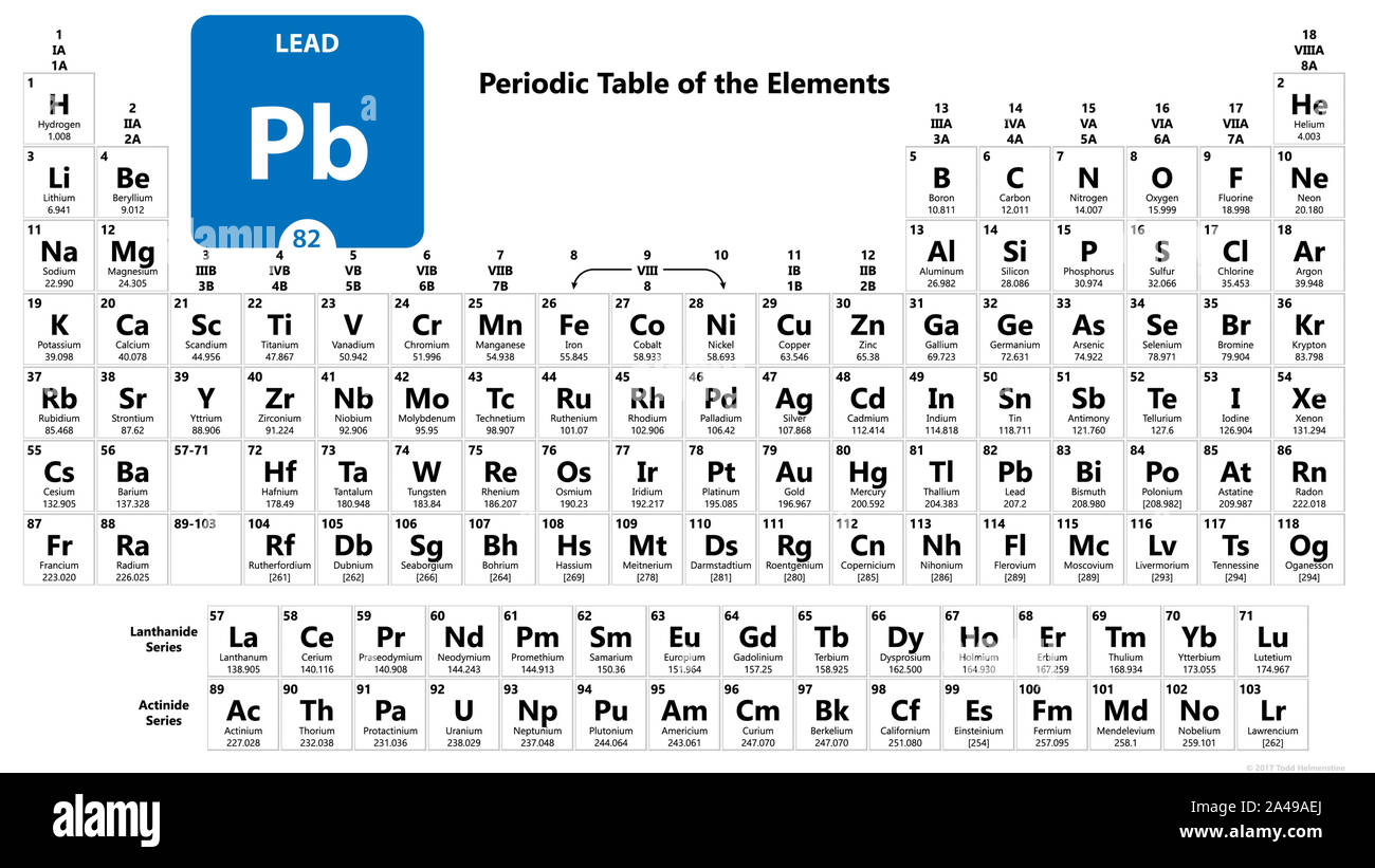 10 Lead Element Facts Pb Or Atomic Number 82