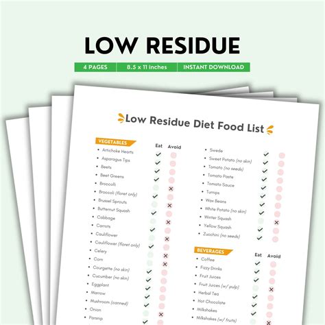 10 Types Of Low Residue Foods Plus Low Residue Diet Do S And Don Ts