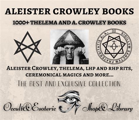 1000 Aleister Crowley Thelema Books Occult Books Occult Ebooks Rare Magick Books Witch Books Occult Bundles Rare Books Ebook Pdf Etsy