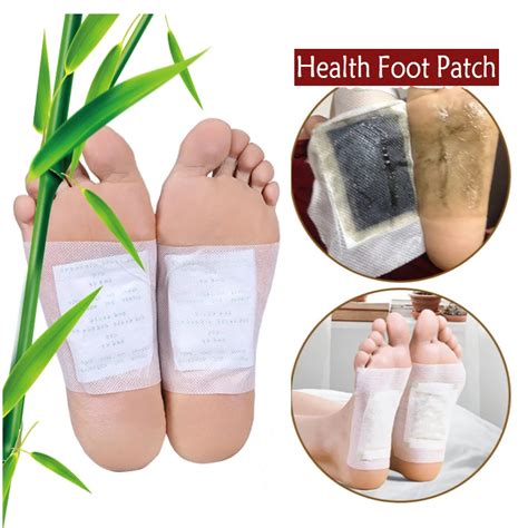 100Pcs Bags Fashion Herbal Detox Foot Pads Patches Feet Care Medical
