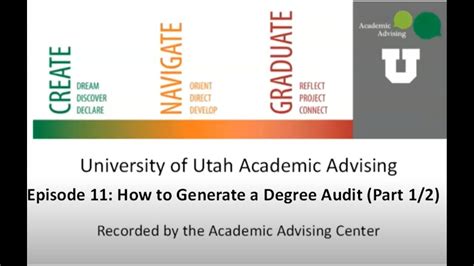 11 Generate Degree Audit Youtube