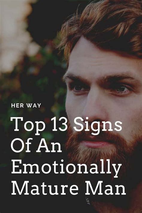 19 Signs Of An Emotionally Mature Man Progrowinlife