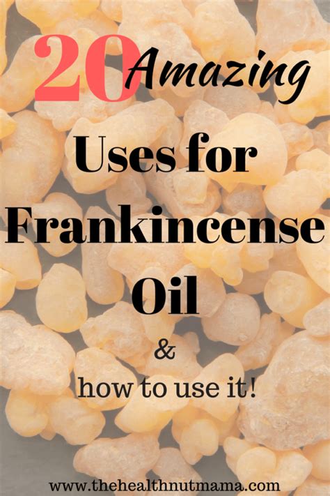 20 Uses For Frankincense Oil The Health Nut Mama