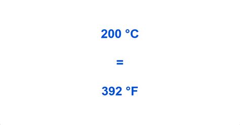 5 Ways 200 Celsius to Fahrenheit