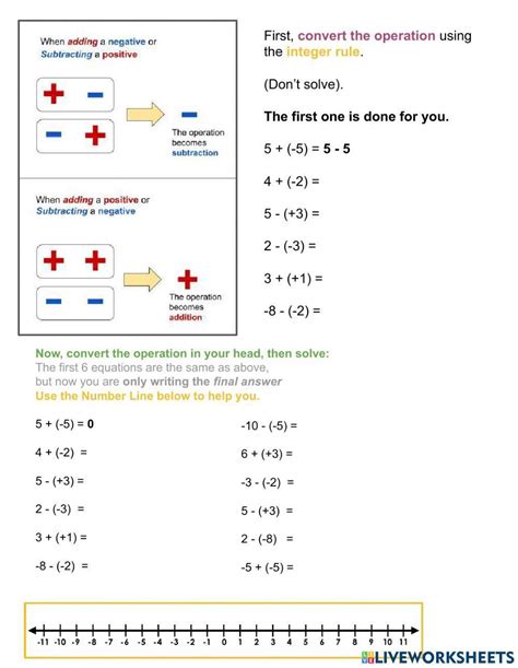 2010930 Adding And Subtracting Integers 2 Integer