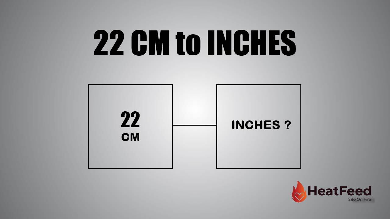 22 cm to inches conversion