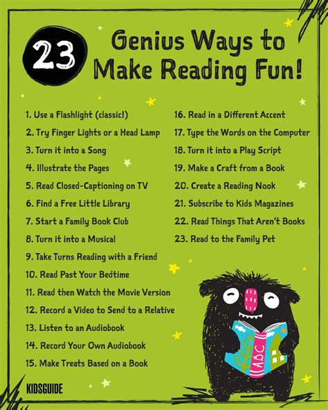 23 Genius Ways To Make Reading Fun For Kids Kidsguide