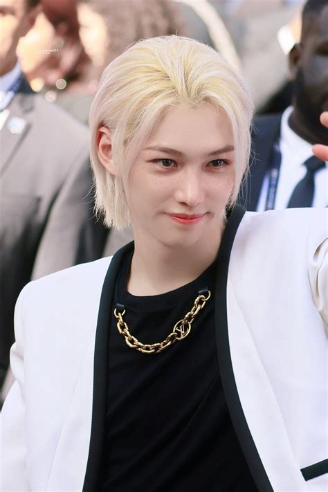 231002 Stray Kids Felix At The Louis Vuitton Spring Summer 2024 Show