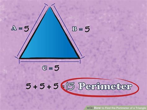 3 Simple Ways To Find The Perimeter Of A Triangle Wikihow