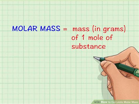 3 Ways To Calculate Molar Mass Wikihow
