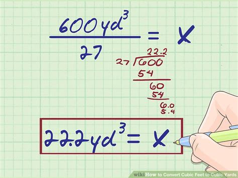 3 Ways To Convert Cubic Feet To Cubic Yards Wikihow