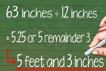 3 Ways To Convert Inches To Feet Wikihow