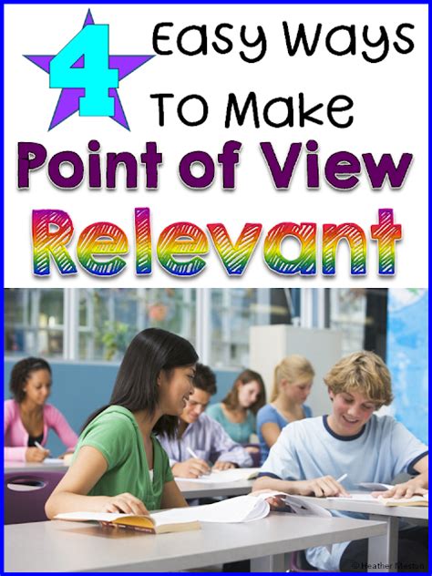 4 Easy Ways To Make Point Of View Relevant Point Of View How To Make