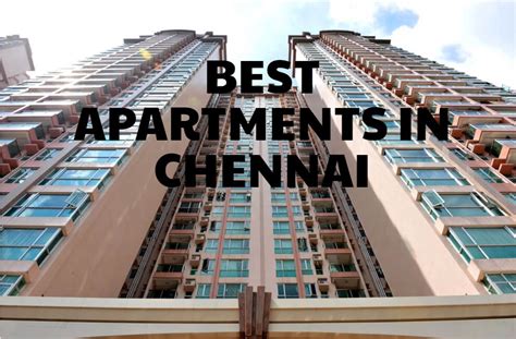 5 Best Apartments In Chennai
