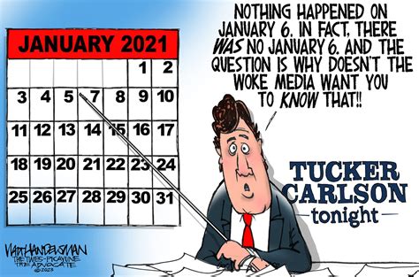 5 Hilarious Cartoons About Tucker Carlson S Bad Week