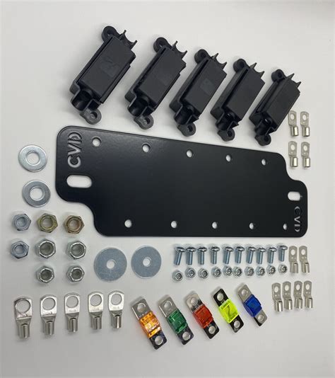 5 Way 70 Series Start Battery Midi Fuse Plate Kits Complete Vehicle