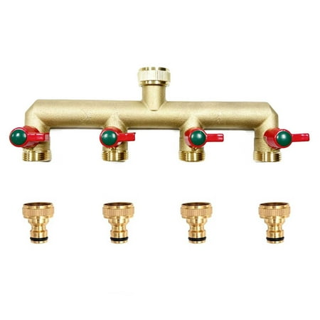 5 Way Brass Water Tap Distributor 3 4 Inch Water Distributor 5 Garden