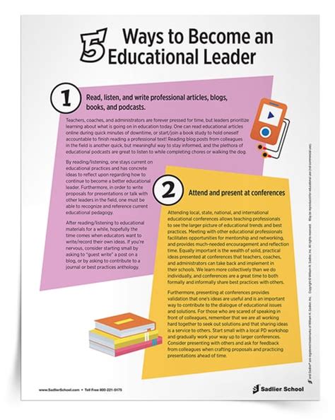 5 Ways To Become An Educational Leader
