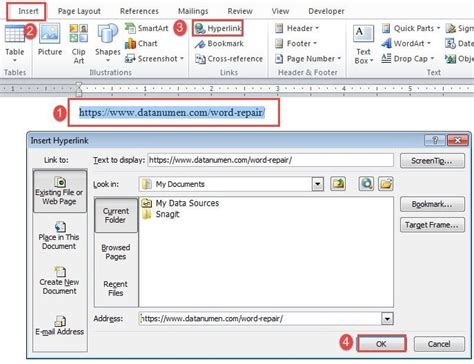 5 Ways To Convert Url Texts To Hyperlinks In Your Word Document Data