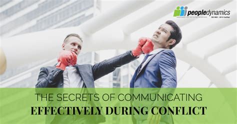 5 Ways To Handle Conflict At Work People Dynamics Inc