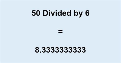 50 Divided by 3 Calculator Result
