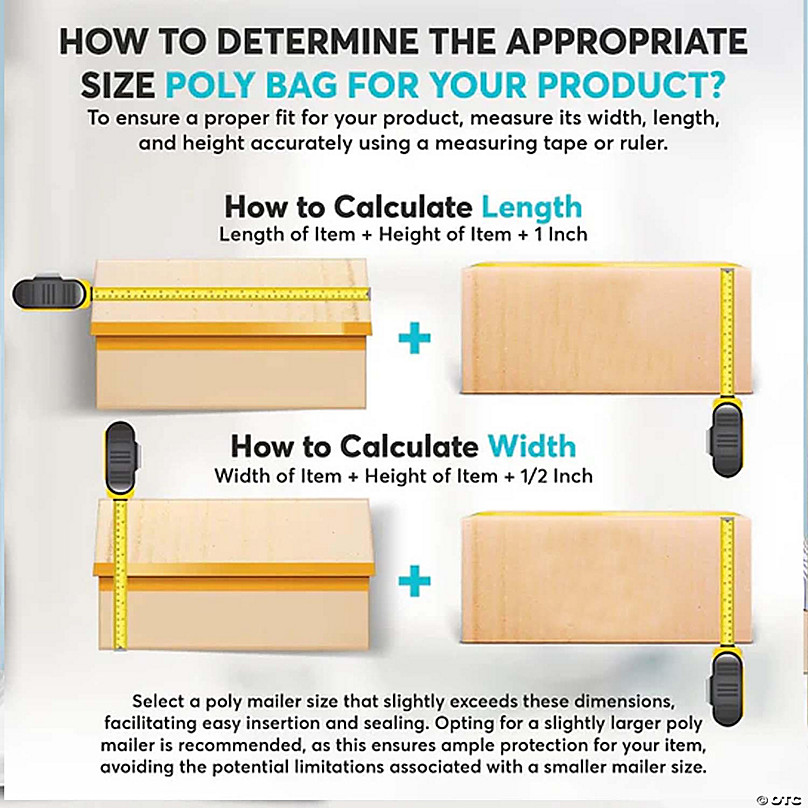 500 Count 7 5X10 5 Glossy Mailer Bags Oriental Trading