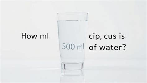 5 Cups in 500ml