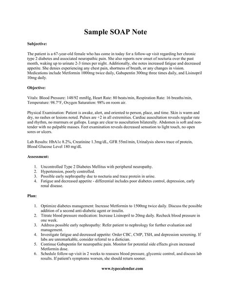 51 Sample Soap Notes In Pdf Ms Word Excel