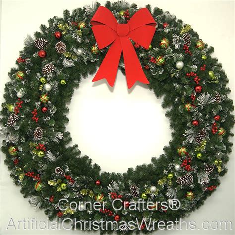 6 Foot Christmas Magic Wreath Artificialchristmaswreaths Com