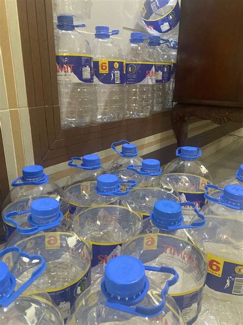 6 L Liters Water Container Recycle Planting Summit Empty Plastic