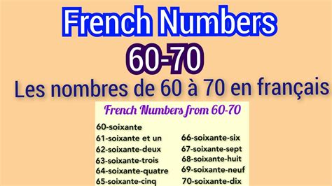 60 in French