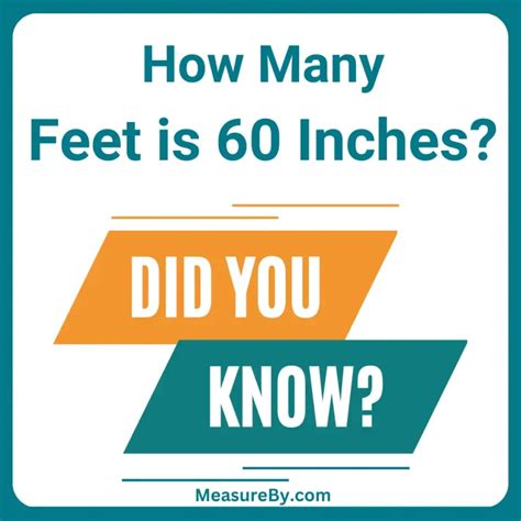 60 inches is how many feet