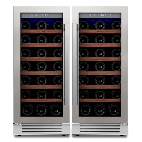 66 Bottle Dual Zone Wine Cooler Refrigerator Bed Bath Beyond 42912967