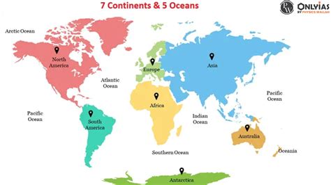 7 Continents and 5 Oceans Explained