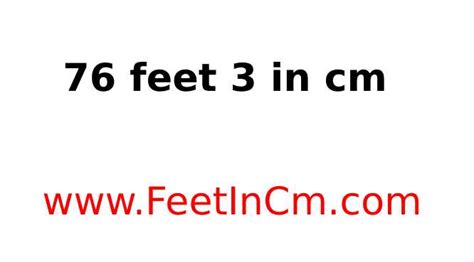 76 inches to feet converter