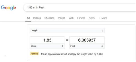 83 meters in feet conversion