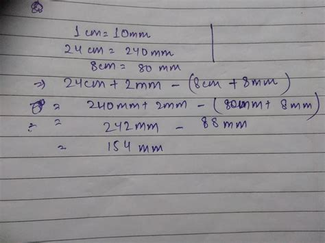 8cm to mm conversion