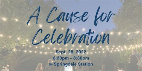 A Cause For Celebration