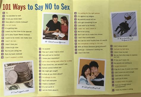 A Cool Guide On How To Say No To Sex R Coolguides