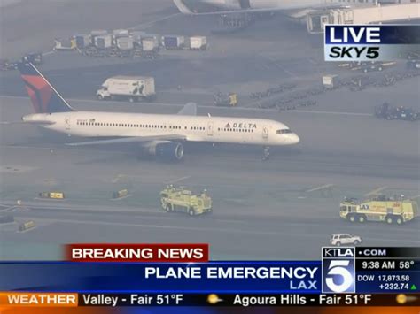 A Delta Airlines Jet Just Made An Emergency Landing At Lax Business