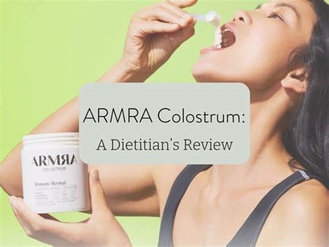 A Dietitian S Honest Review Of Armra Colostrum The Pcos Nutritionist