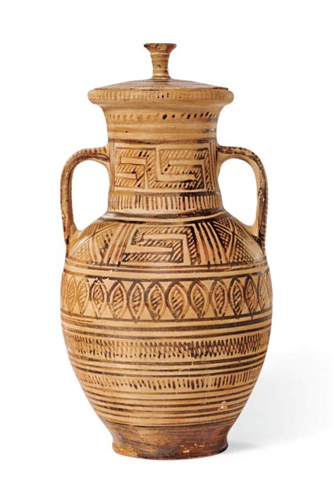 A Greek Pottery Oinochoe Geometric Period Circa 8Th Century B C