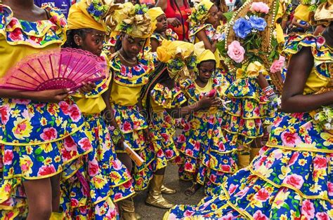 A Group Of Dancers Dressed In Spanish Style Represent Trinidad And