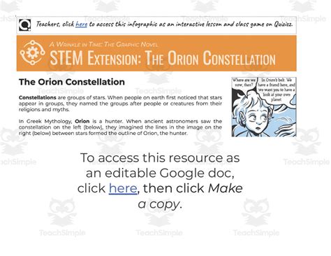 A Wrinkle In Time Orion Stem Extension By Teach Simple