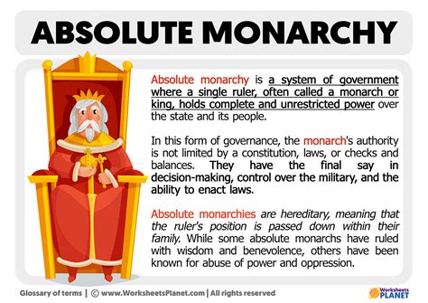 Absolute Monarchy Definition