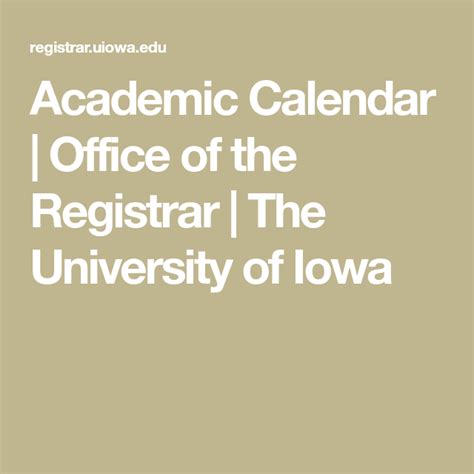 5 UIowa Calendar Tips
