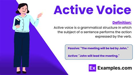 Active Voice Examples Uses And Examples Of The Active Voice
