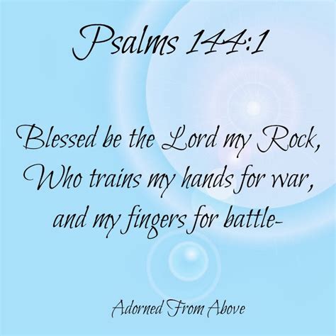 Adorned From Above Psalms 144 1 Bible Study